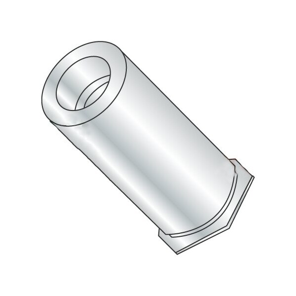 Newport Fasteners Round Standoffs, #4-40 Thrd Sz, 1/2 in Bd L, Steel Zinc, 1000 PK 866815 - main